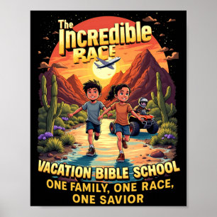 Vbs 2026 Kinderlager Die unglaubliche Reise Eine F Poster