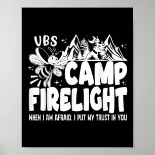 Vbs Camp Feuerlicht Vbs 2024 Ferienbibelschule  Poster