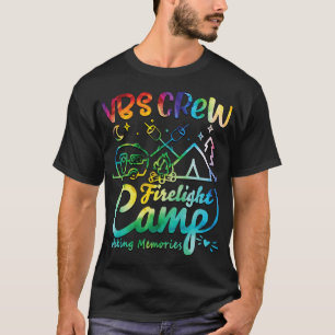Vbs Crew Camp Feuerlicht Ferienbibelschule Lager T-Shirt