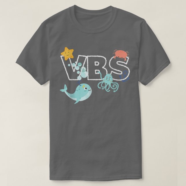 VBS Crew Summer Vacation Bibel School Funny Ocean  T-Shirt (Design vorne)
