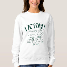 VCC-Logo von Haley - Grün Sweatshirt