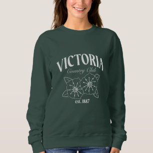VCC-Logo von Haley - Weiß Sweatshirt