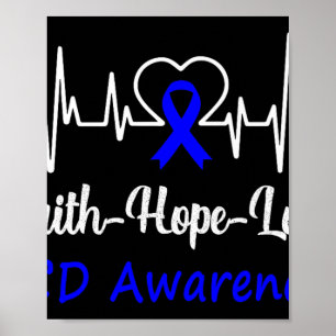 Vcd Awareness Heartbeat Christliche Cross Faith Ho Poster