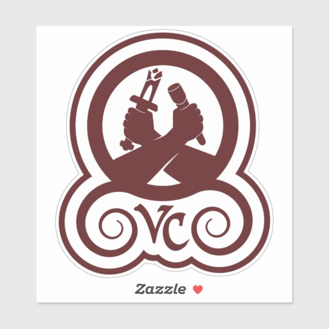 VCman Troll Cross Decal Aufkleber (Blatt)