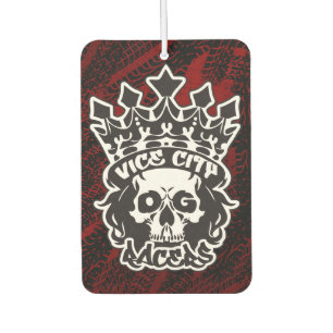 VCOG "King Skull" Logo Car Air Freshener Autolufterfrischer