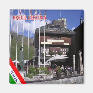 VDA033 BREUIL-CERVINIA, Aostatal, Kühlschrank Magnet