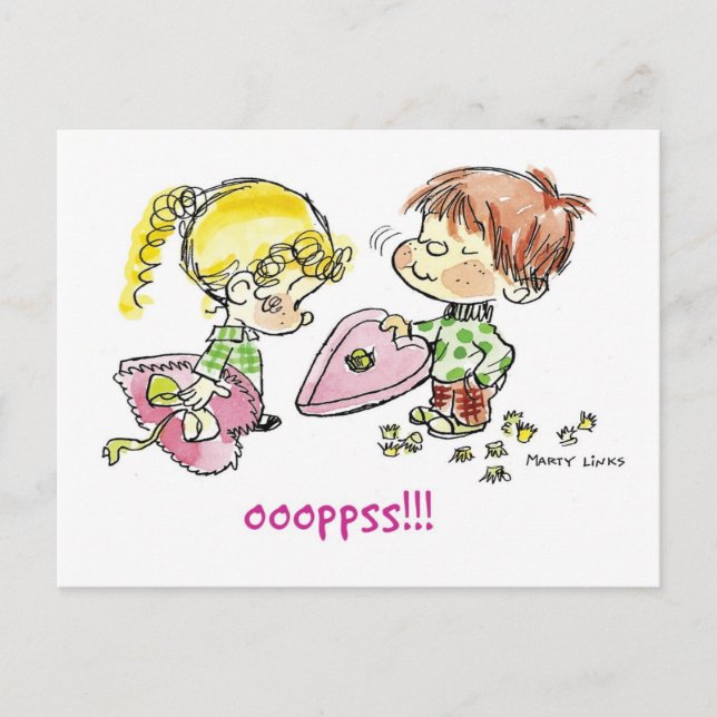 VDA-003 Schokolade Postkarte (Vorderseite)