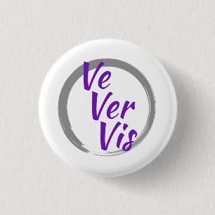 Ve Vis Pronomen mit grauem Pinselkreis Button