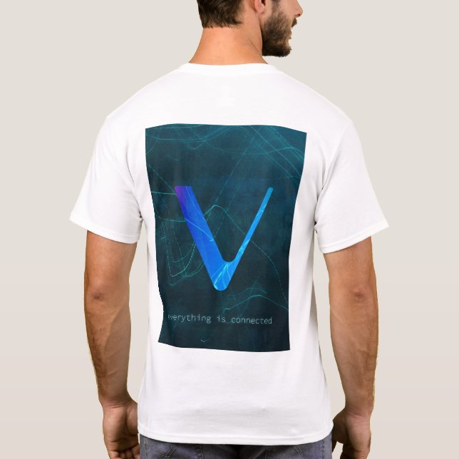 VeChain - Alles ist verbunden T-Shirt (Rückseite)