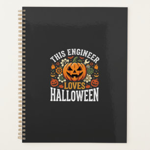 Vecteur de citrouille d'ingénieur d'Halloween