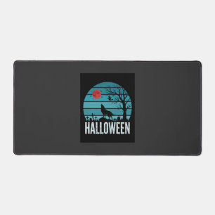 Vecteur Loup Cimetière Lune Halloween