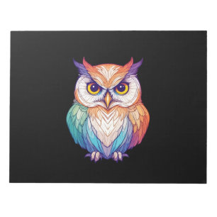 Vector Art mit lebhaften Farben Notizblock