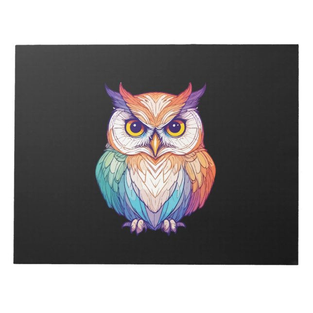 Vector Art mit lebhaften Farben Notizblock (Vorderseite)