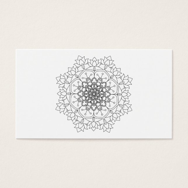 Vector Beautiful Mandala, Patterned Design Elemen (Vorderseite)