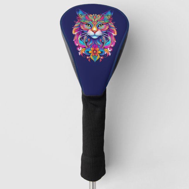 Vector Cat Golf Headcover (Vorderseite)