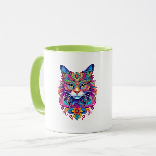 Vector Cat Tasse (Vorderseite Links)