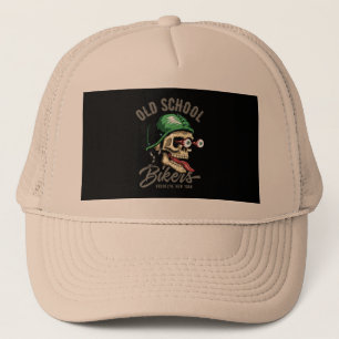 Vector dia de los muertos, Tag des toten Schädels, Truckerkappe
