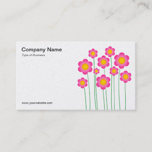 Vector Flowers III - (Gold) Visitenkarte