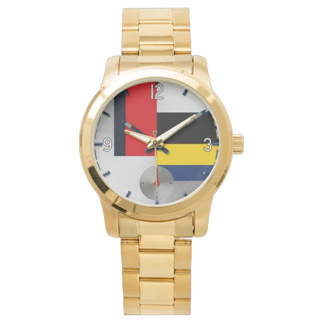 Vector Geometric Professional Designer Watch Armbanduhr (Vorderseite)