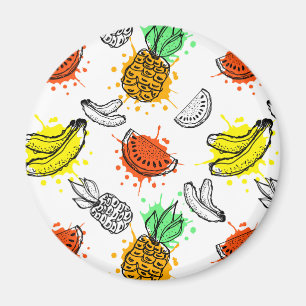Vector Graphic Seamless Muster Magnet