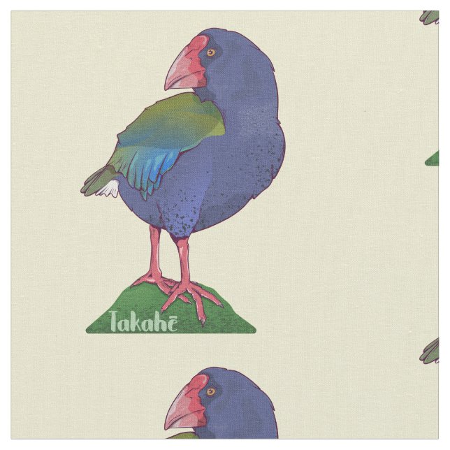 Vector nimmt Neuseeland Bird Stoff (Nahaufnahme)
