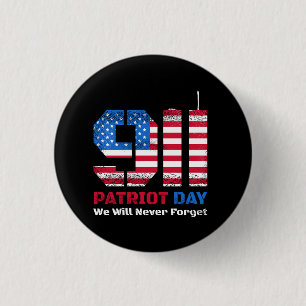 Vector Patriot Tagesdesign mit amerikanischer Flag Button
