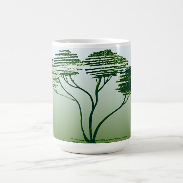 Vector Tree Zeichnend Tasse (Mittel)