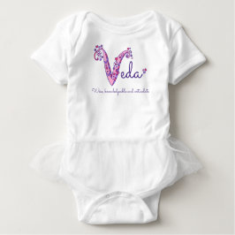 Veda Mädchenname u. Bedeutung des Baby Strampler