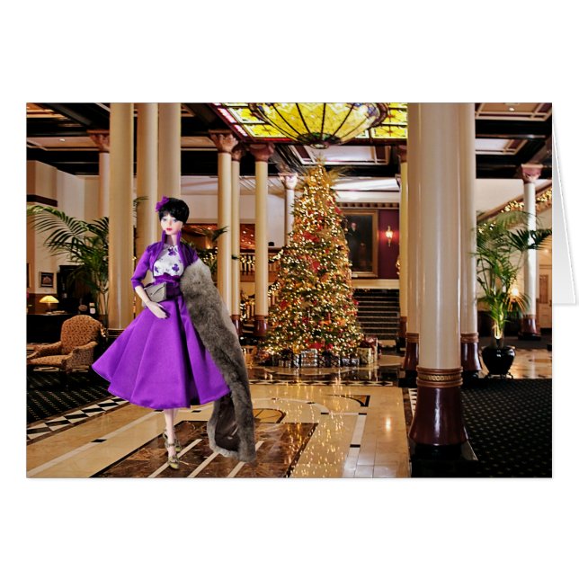 VEDA'S VIRTUAL VACATION: Driskill Hotel Christmas (Vorderseite (Horizontal))