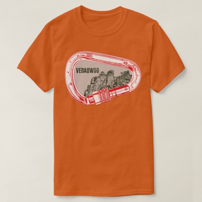 Vedauwoo Climbing Carabiner T-Shirt (Design vorne)