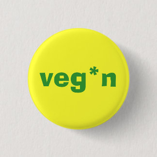 veg*n kleiner Knopf Button