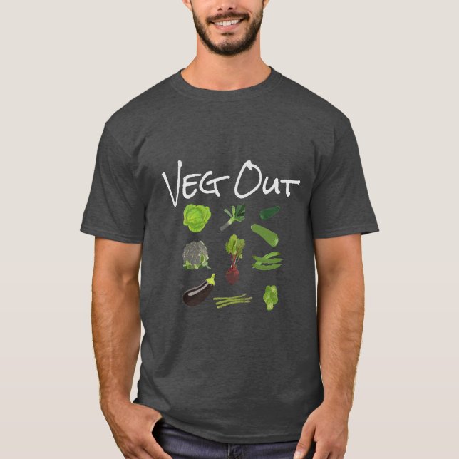 Veg Out T - Shirt (Vorderseite)