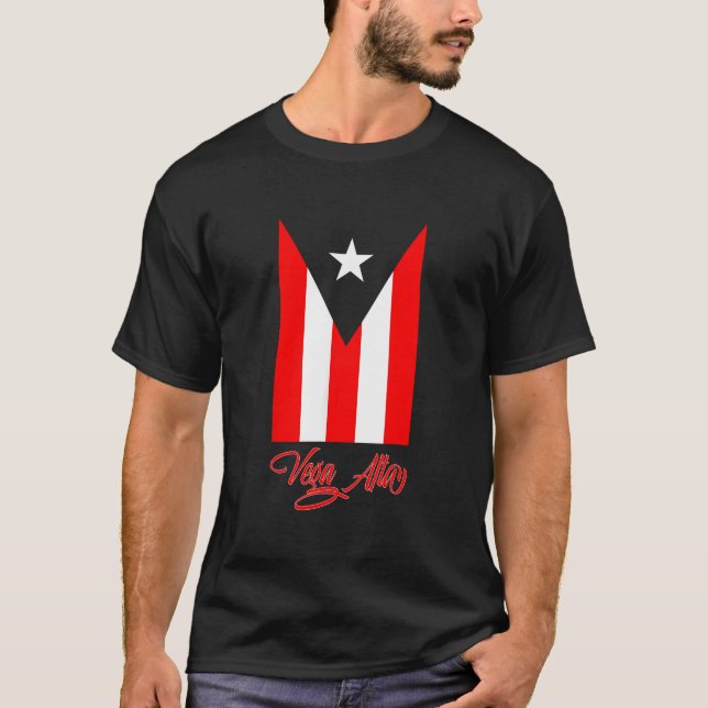 Vega Alta Puerto Rico Flag S T-Shirt (Vorderseite)