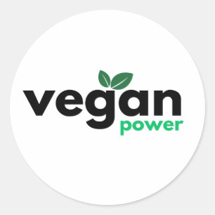 Vegab-Power Runder Aufkleber