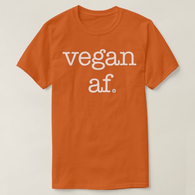 Vegan af T-Shirt (Design vorne)