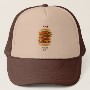 Vegan am schlimmsten - Vegan-vegan-schlecht-vegan- Truckerkappe