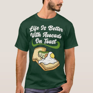 Vegan Avocado Toast Quote Vegan Vegetarian 4 T-Shirt