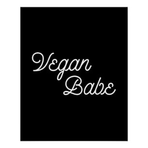 Vegan Babe Poster