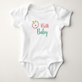 Vegan Baby Niedlich Apple Baby Strampler