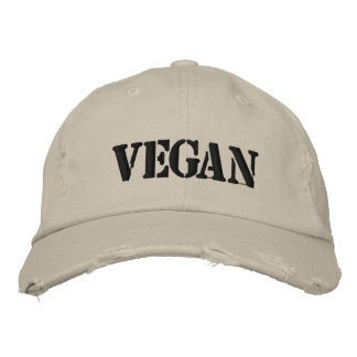 Vegan Bestickte Baseballkappe