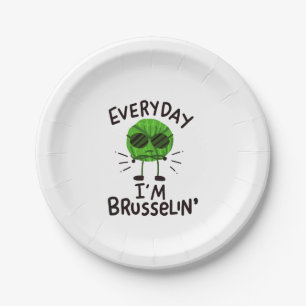 Vegan Brussels Sprouts Pappteller