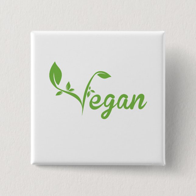 Vegan Button (Vorderseite)