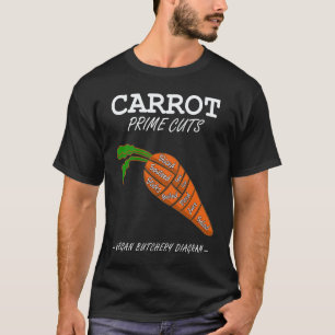 Vegan Carrot Prime Cuts Vegetarischer Metzger Vega T-Shirt