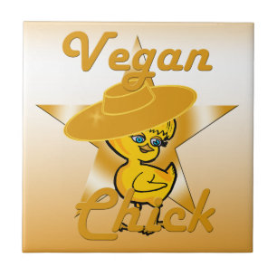 Vegan Chick #10 Fliese