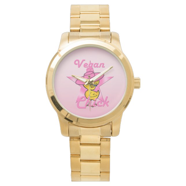 Vegan Chick #8 Armbanduhr (Vorderseite)