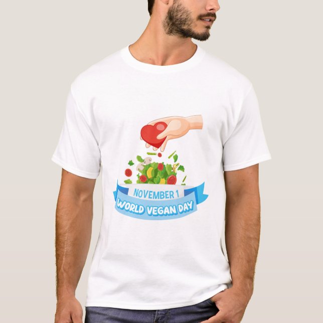 vegan day  T-Shirt (Vorderseite)