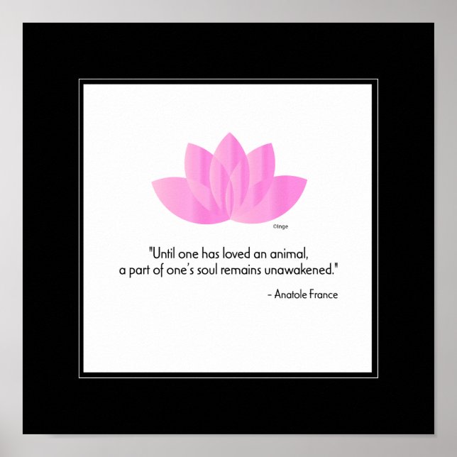 Vegan, ein Tier Gerettet - Wanddekor Poster (Vorne)