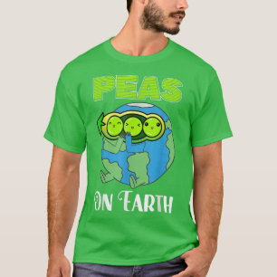 Vegan Erbsen auf Erden Ernährung, Vegetarier T-Shirt