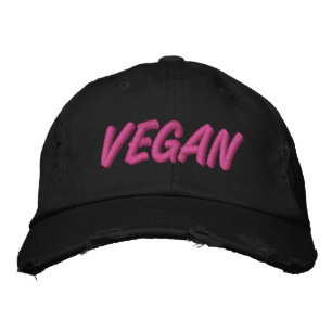 VEGAN erschüttert Bestickte Kappe