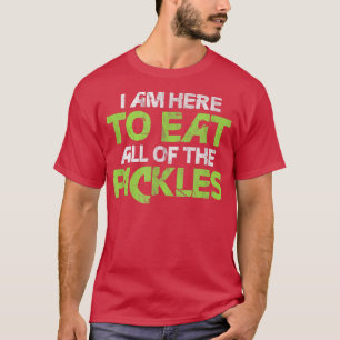 Vegan Essen Alle Pickles Gemüse Veganismus di T-Shirt